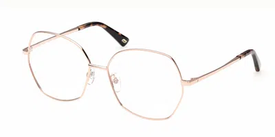 Web Eyewear Web Occhiali Da Vista Web We5366 033 Occhiali Da Vista Rose-oro Per Donna (solo Montatura) In Gold