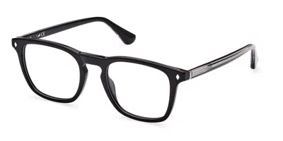 Web Eyewear Web We5386 005 Men's Glasses Black Size 50 - Free Lenses - Blue Light Block Available
