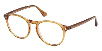 Web Eyewear Web We5387 039 Men's Glasses Yellow Size 54 - Free Lenses - Blue Light Block Available In Brown