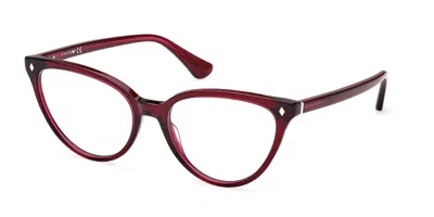 Web Eyewear Web We5388 Women's Glasses, Burgundy, Size 54