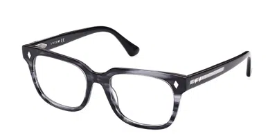 Web Eyewear Web We5397 Men's Glasses, Grey, Size 54 In Gray