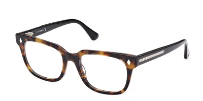 Web Eyewear Web We5397 Men's Glasses, Tortoiseshell, Size 52 In Brown