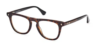 Web Eyewear Web We5400 Men's Glasses, Tortoiseshell, Size 49 In Brown