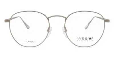 Web Eyewear Web We5402 Men's Glasses, Silver, Size 51