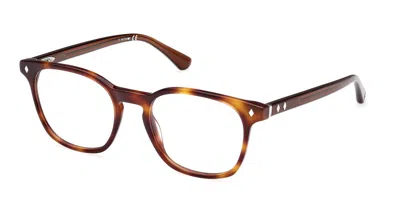 Web Eyewear Web We5410 Men's Glasses, Tortoiseshell, Size 52 In Brown