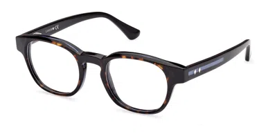 Web Eyewear Web We5411 Men's Glasses, Tortoiseshell, Size 49 In Brown