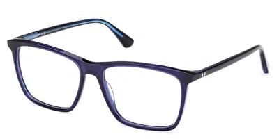 Web Eyewear Web We5418 Men's Glasses, Blue, Size 56