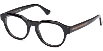 Web Eyewear Web We5421 001 Men's Glasses Black Size 49 - Free Lenses - Blue Light Block Available In Shiny Black