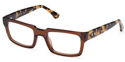 Web Eyewear Web We5424 Men's Glasses, Brown, Size 52