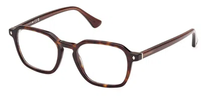 Web Eyewear Web We5428 Men's Glasses, Tortoiseshell, Size 51 In Brown