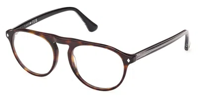 Web Eyewear Web We5429 Men's Glasses, Tortoiseshell, Size 52 In Brown