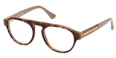 Web Eyewear Web We5433 Men's Glasses, Tortoiseshell, Size 52 In Brown