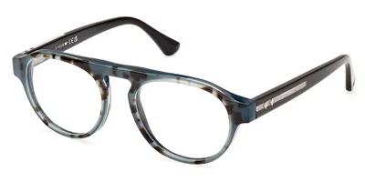 Web Eyewear Web We5433 Men's Glasses, Tortoiseshell, Size 52 In Brown