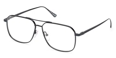 Web Eyewear Web We5437 091 Men's Glasses Blue Size 57 - Free Lenses - Blue Light Block Available In Matte Blue