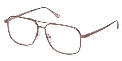 Web Eyewear Web We5437 Men's Glasses, Brown, Size 57