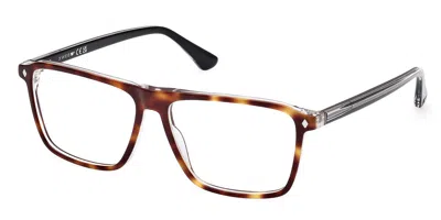 Web Eyewear Web We5442 056 Men's Glasses Tortoiseshell Size 58 - Free Lenses - Blue Light Block Available In Tortoise On Clear