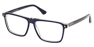 Web Eyewear Web We5442 Men's Glasses, Blue, Size 58
