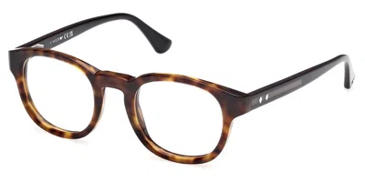 Web Eyewear Web We5453 055 Men's Glasses Tortoiseshell Size 48 - Free Lenses - Blue Light Block Available