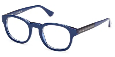 Web Eyewear Web We5453 092 Men's Glasses Blue Size 48 - Free Lenses - Blue Light Block Available