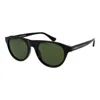 Web Brown Plastic Sunglasses In Black