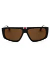 Web Black Men Sunglasses In Brown