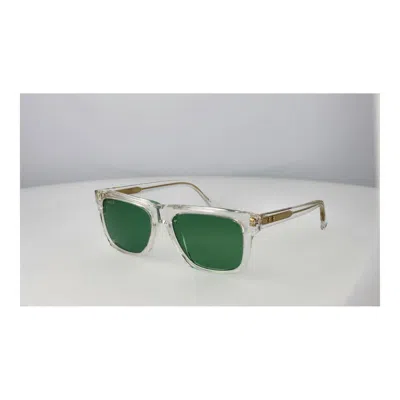 Web Transparent Acetate Sunglasses In Gray