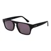 Web Black Unisex Sunglasses In Black