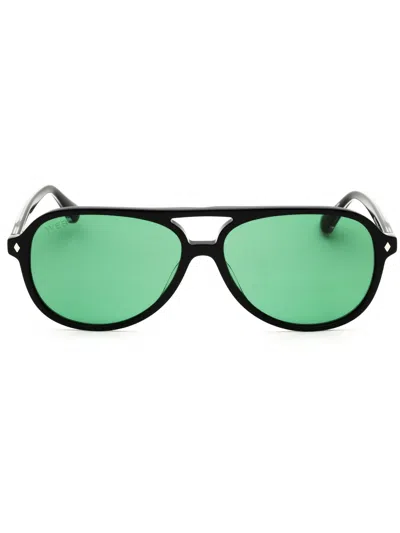 Web We0368 Sunglasses In 56v - Havana/other / Blue