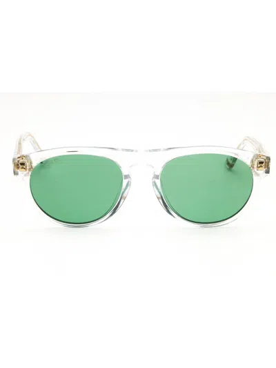Web We0372 Sunglasses In 26n - Crystal / Green