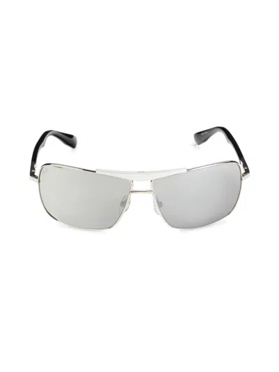 Web Women's 62mm Rectangle Sunglasses In Metallic