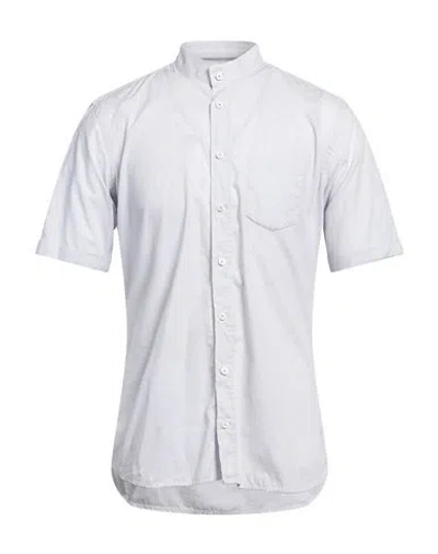 Weber+weber Sartoria Man Shirt Light Grey Size 40 Cotton In Gray