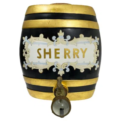 Pre-owned Wedgwood 19th Century  Sherry Barrel In Sand
