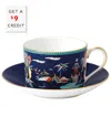 Wedgwood 2pc Wonderlust Pagoda Teacup & Saucer Set With $7 Credit