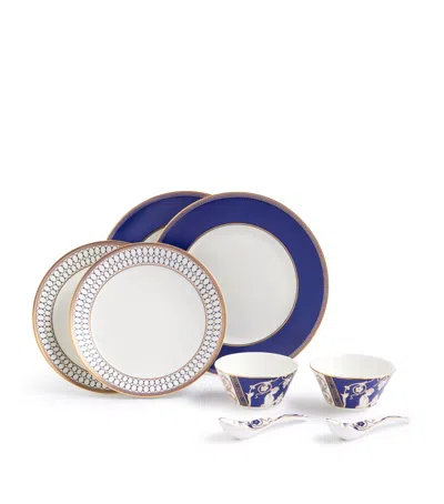 Wedgwood 8-piece Renaissance Dinnerware Set In Blue