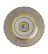 Wedgwood Anthemion Grey Plate In Grey