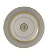 Wedgwood Anthemion Grey Plate In Grey