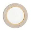 Wedgwood Anthemion Grey Rim Soup Bowl In Neutral
