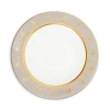 Wedgwood Anthemion Grey Rim Soup Bowl In Multi