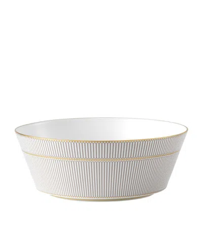 Wedgwood Anthemion Grey Salad Bowl (25.5cm) In White