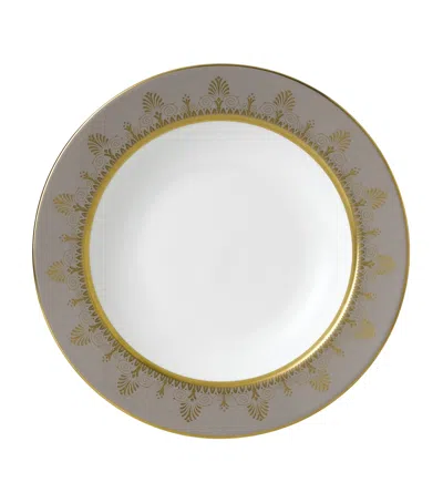 Wedgwood Anthemion Grey Soup Plate