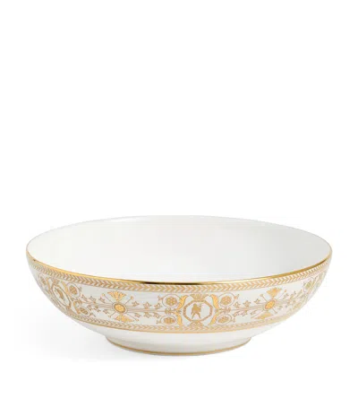 Wedgwood Bone China Bacchus Cereal Bowl In Gold