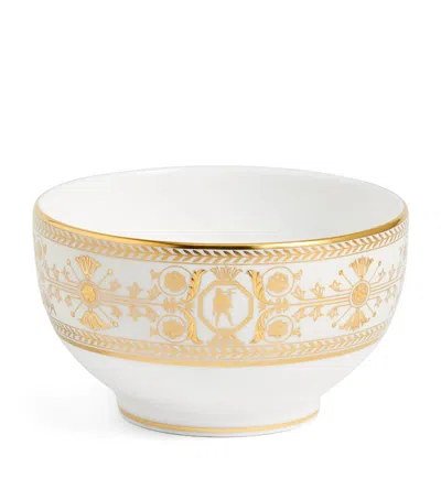 Wedgwood Bone China Bacchus Rice Bowl In Gold