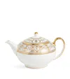 Wedgwood Bone China Bacchus Teapot In Gold