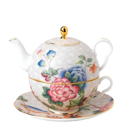 Wedgwood Bone China Cuckoo Tea For One Teapot Set In Multi