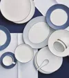 Wedgwood Bone China Gio Blue Plate In Blue
