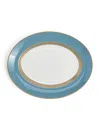 Wedgwood Helia Oval China Platter 35cm In Blue