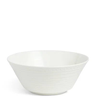 Wedgwood Bone China Intaglio Serving Bowl In White