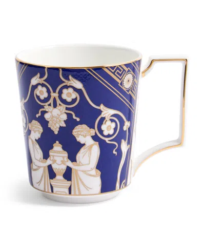 Wedgwood Bone China Renaissance Mug In Blue