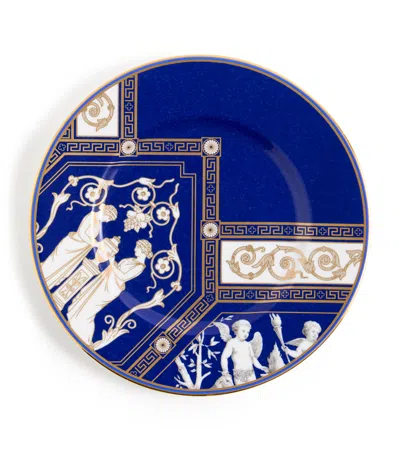 Wedgwood Bone China Renaissance Plate In Blue