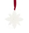 Wedgwood Bone China Snowflake Ornament In White